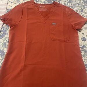 Catarina one-pocket scrub top wear couple times